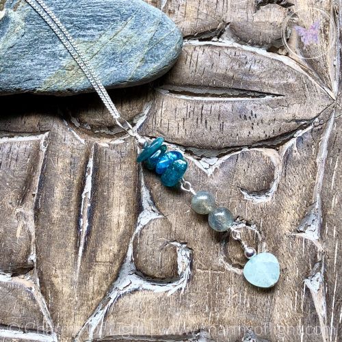 Throat Chakra Healing Pendant Necklace